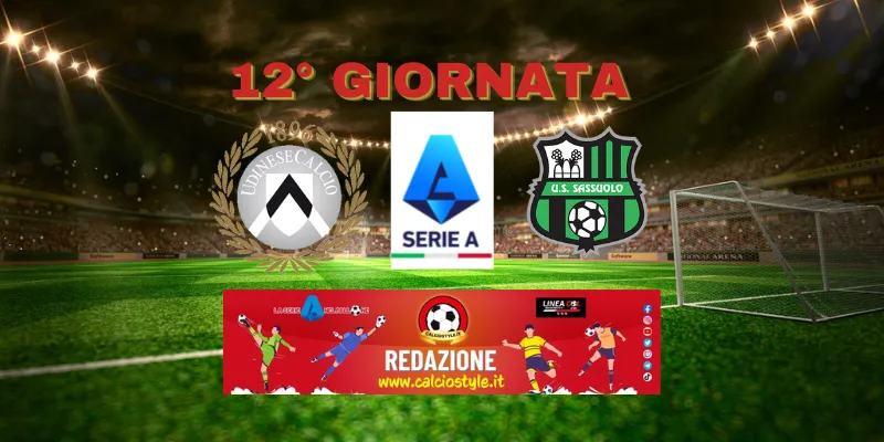 Udinese-Sassuolo: probabili formazioni e dove vederla