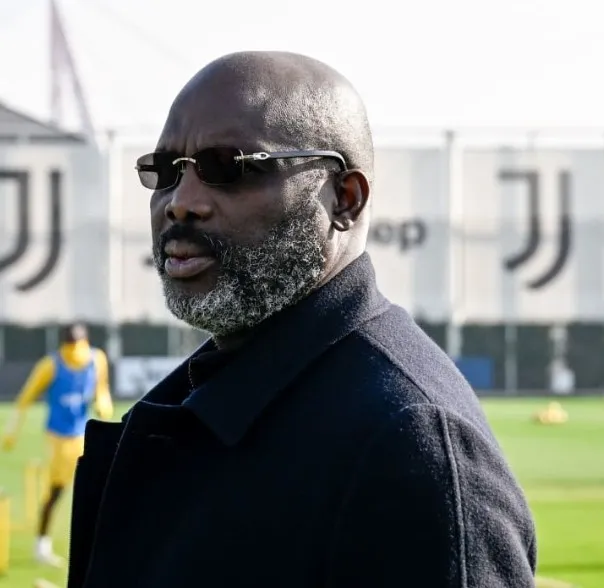 Juventus: George Weah alla Continassa