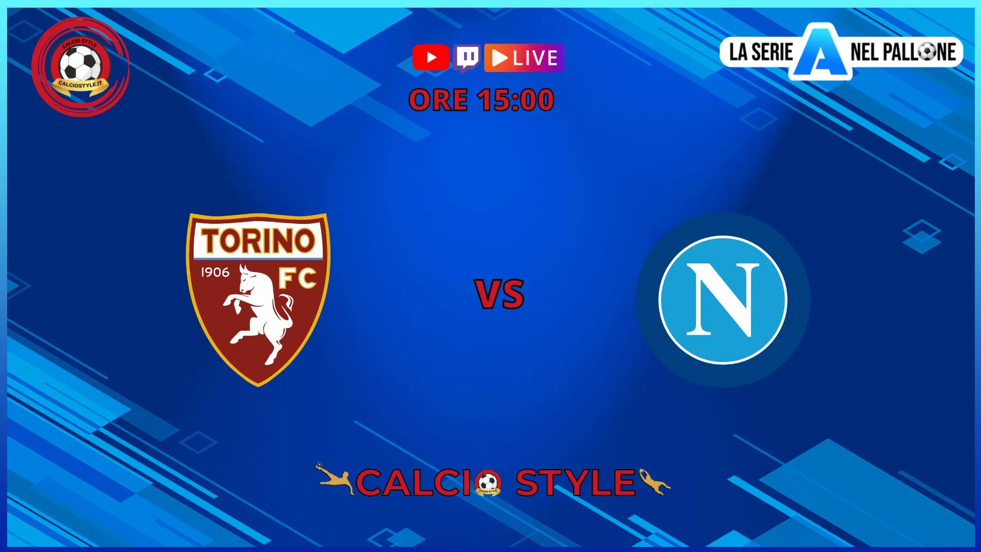 Torino-Napoli, le formazioni ufficiali