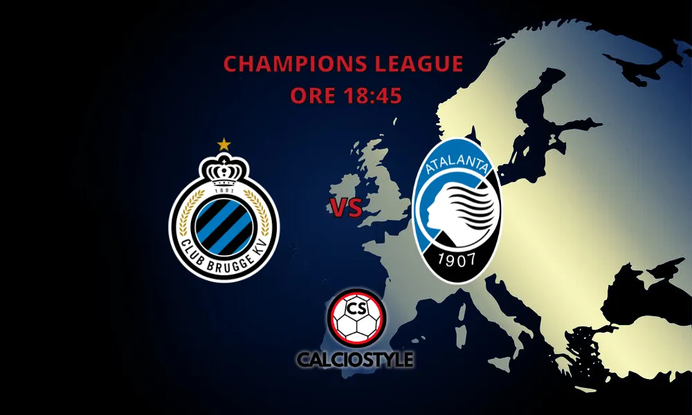 Club Brugge-Atalanta, le formazioni ufficiali