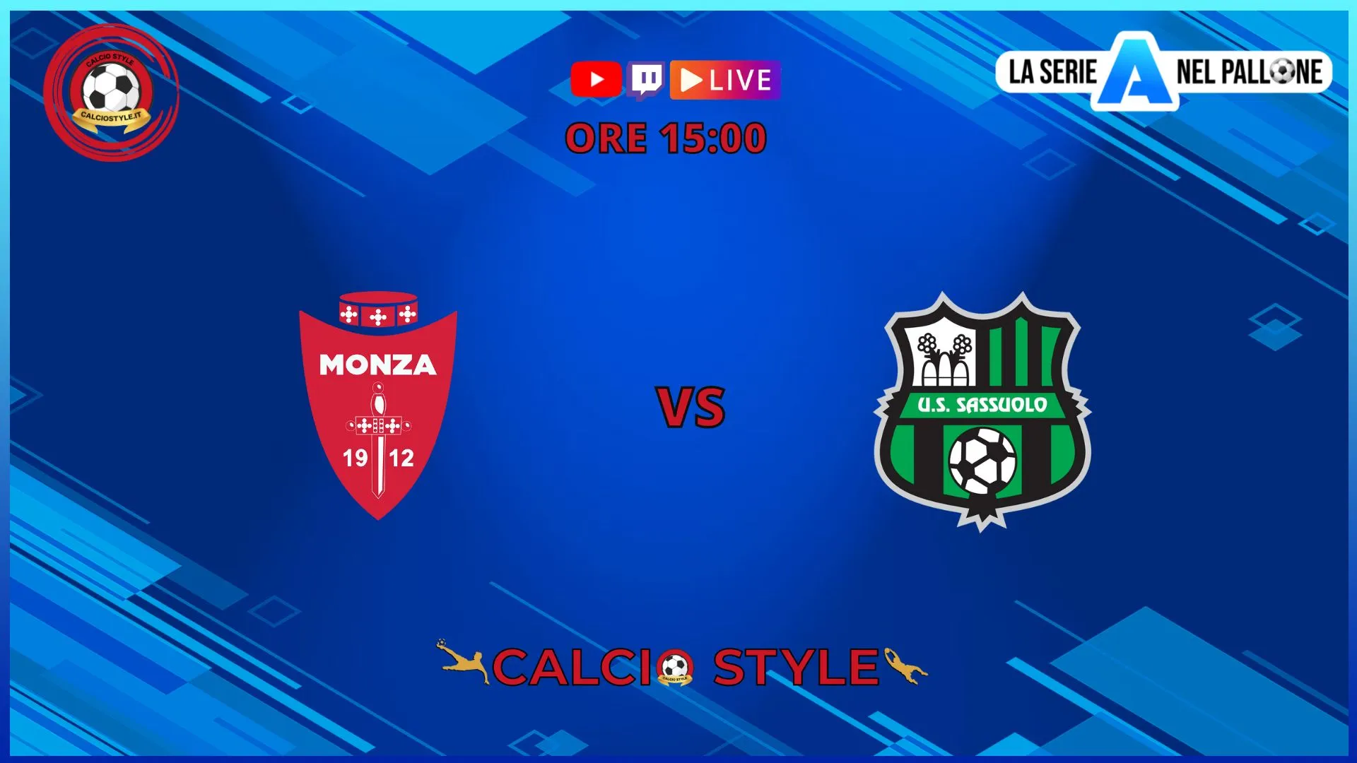 Monza-Sassuolo: le scelte ufficiali