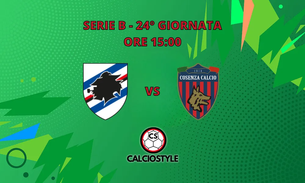 Sampdoria-Cosenza, probabili formazioni e dove vederla