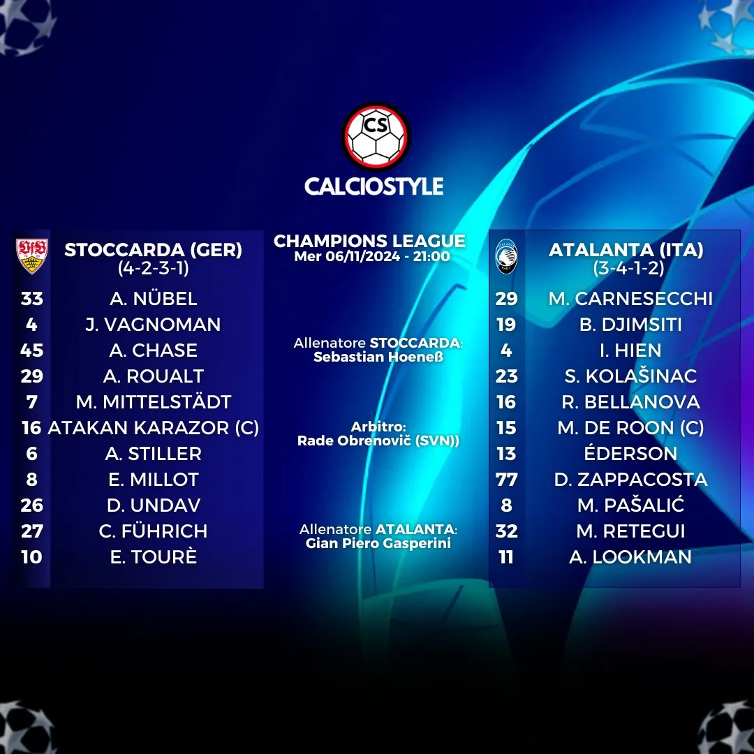 Stoccarda-Atalanta