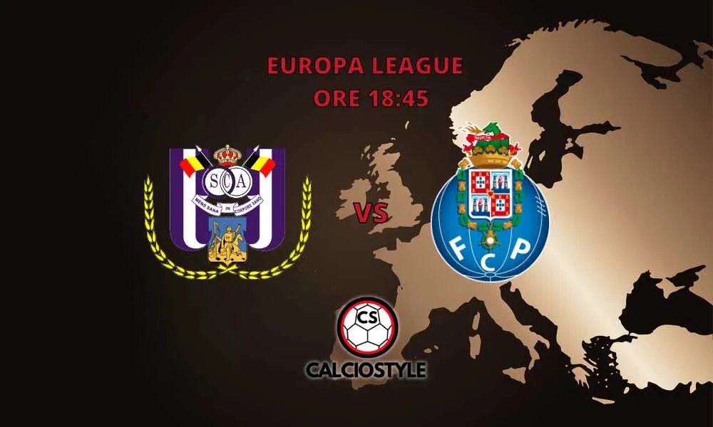 Anderlecht-Porto, le probabili formazioni e dove vederla