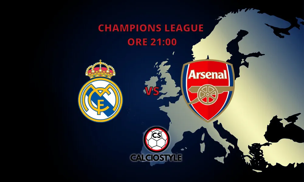 Real Madrid-Arsenal, probabili formazioni e dove vederla