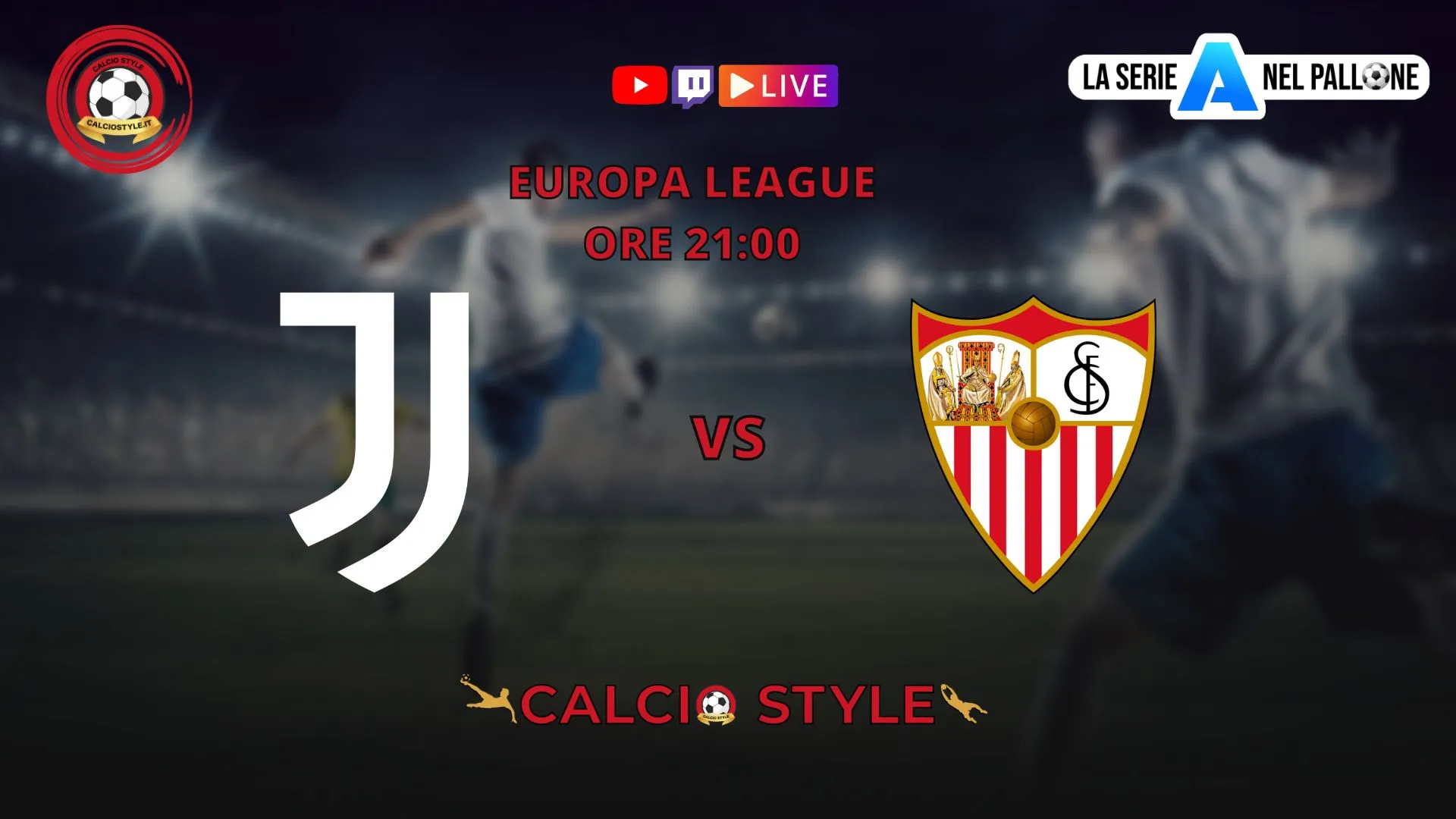 Juventus - Siviglia: le formazioni ufficiali
