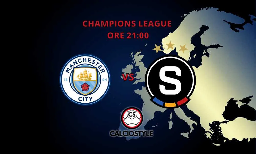 Manchester City-Sparta Praga: probabili formazioni e dove vederla