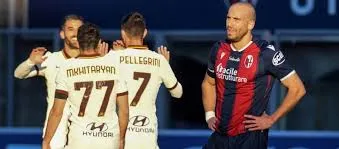 La Roma dilaga a Bologna