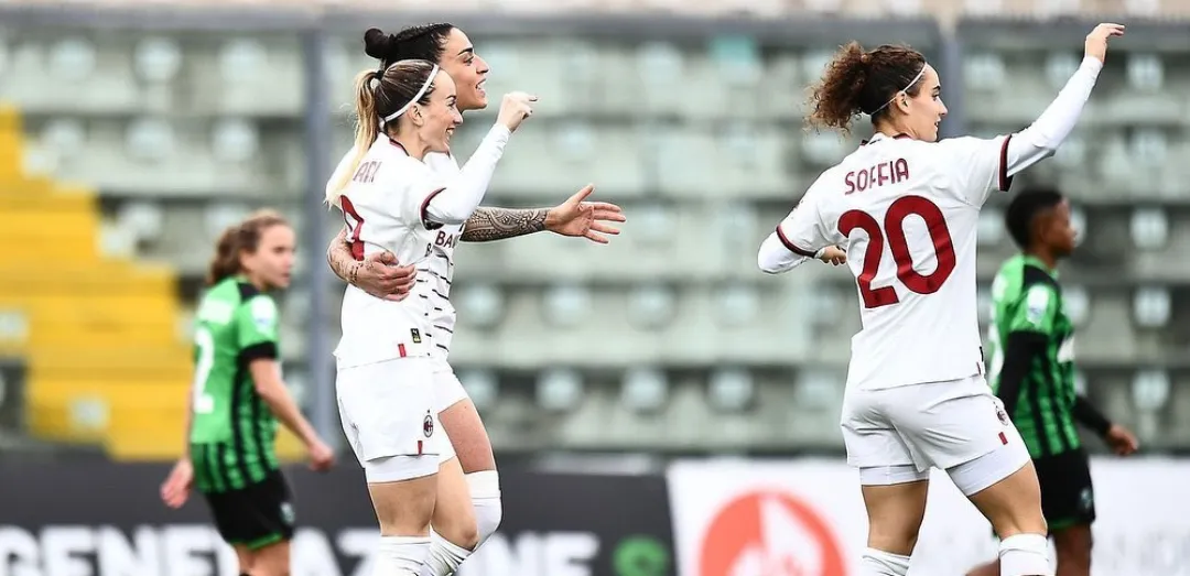 Serie A Femminile, Sassuolo 0 - 1 Milan: Asllani gela le neroverdi
