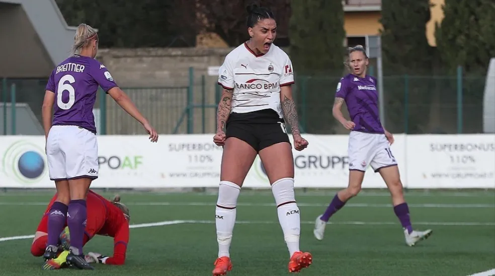 Serie A Femminile, Fiorentina 1 - 6 Milan: la Viola tradita dalle ex