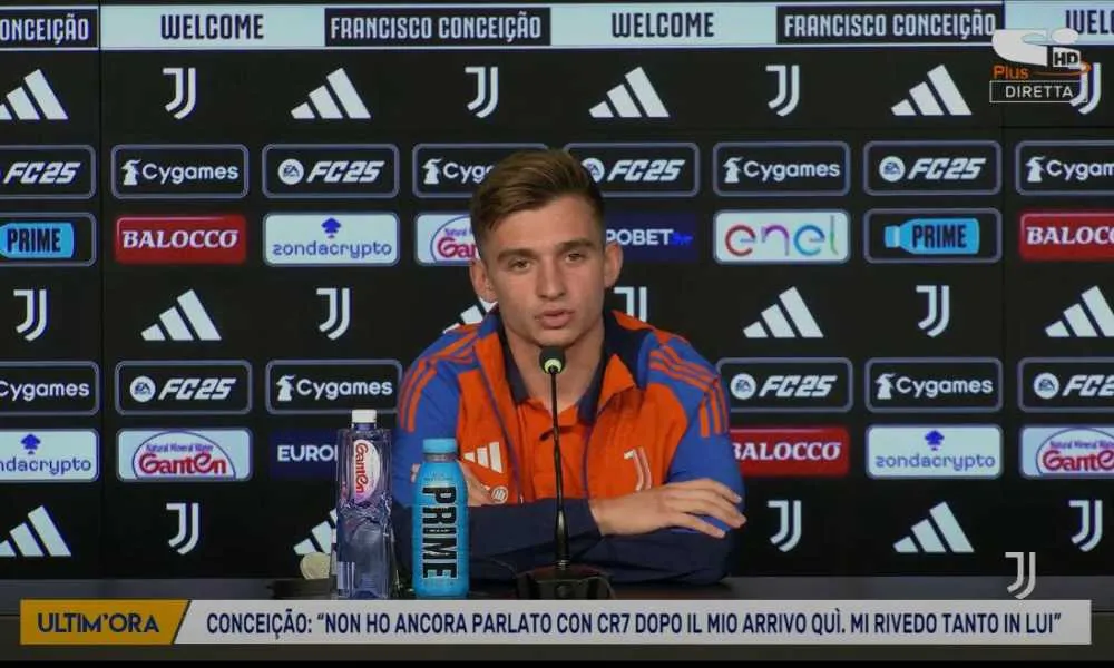 Juventus, conferenza stampa di presentazione di Conceicao. Video