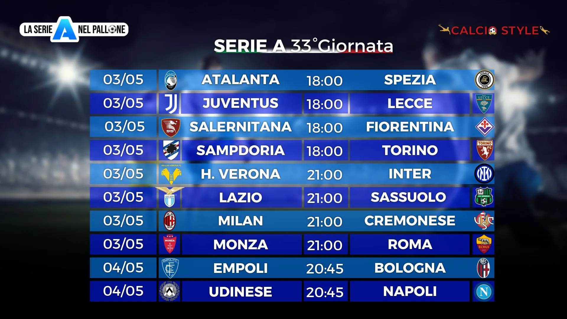 Serie A: probabili formazioni e fantaconsigli