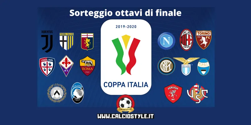 Coppa Italia, il sorteggio degli ottavi