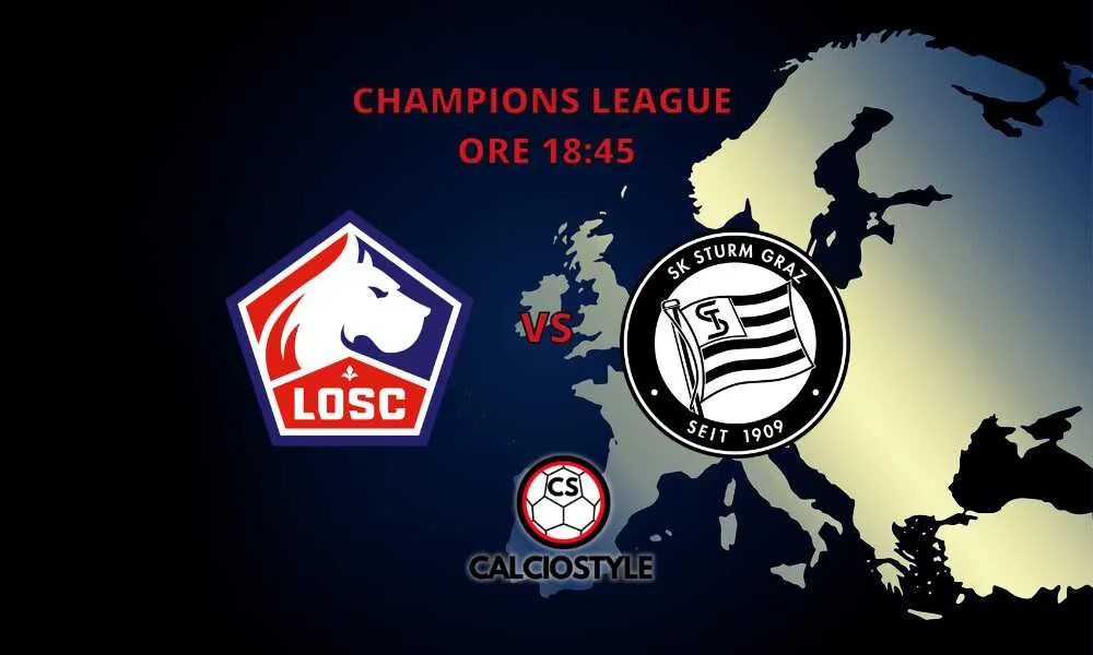 Lille-Sturm Graz, le probabili formazioni e dove vederla