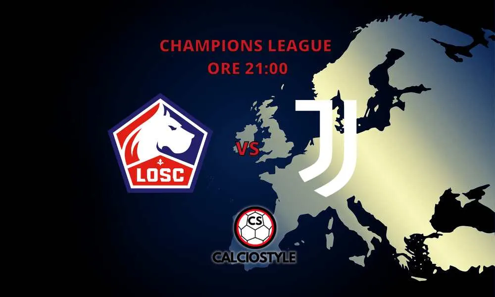 Lille-Juventus 1-1. Goal e Highlights