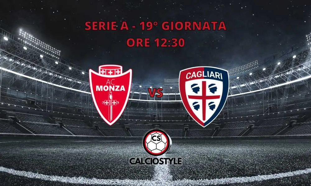Monza-Cagliari 1-2. Goal e Highlights