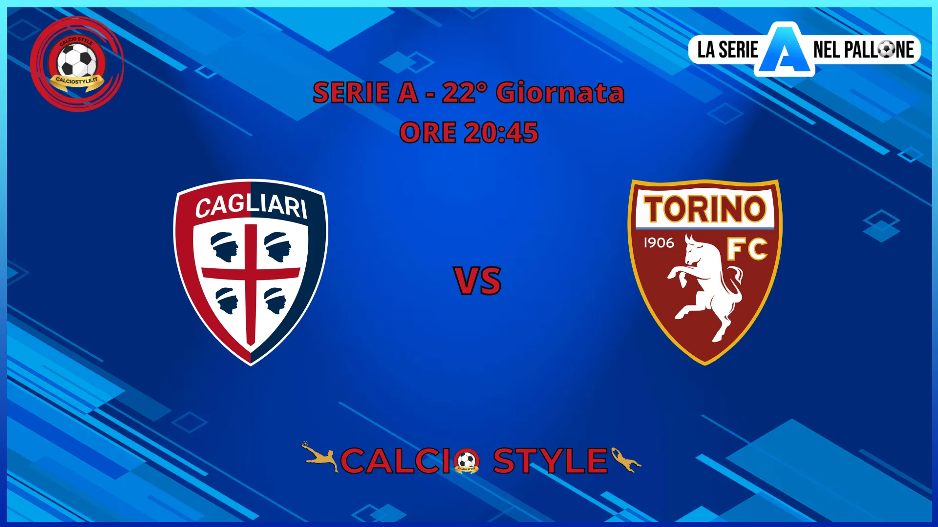 Cagliari-Torino, le formazioni ufficiali