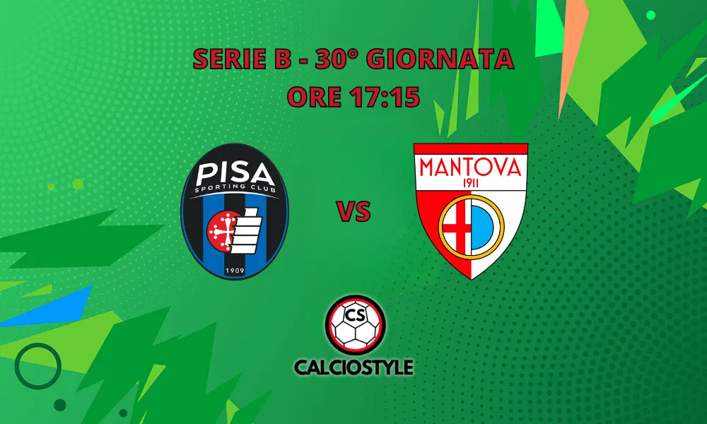 Pisa-Mantova: probabili formazioni e dove vederla