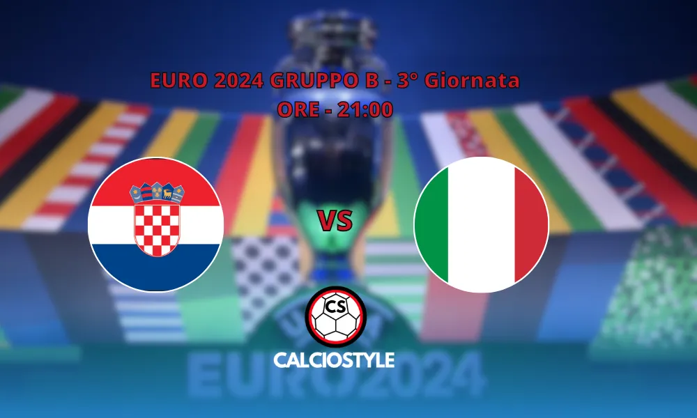 Croazia - Italia, le formazioni ufficiali