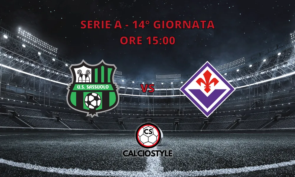 Sassuolo-Fiorentina, le formazioni ufficiali