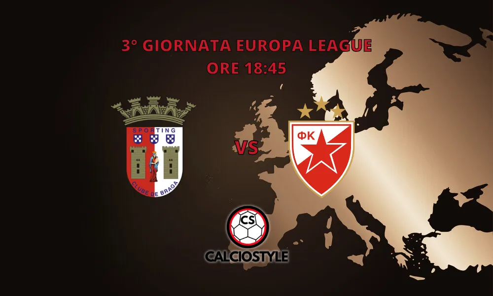 Sporting Braga-Stella Rossa: probabili formazioni e dove vederla