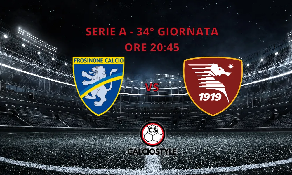 Frosinone-Salernitana, probabili formazioni e dove vederla