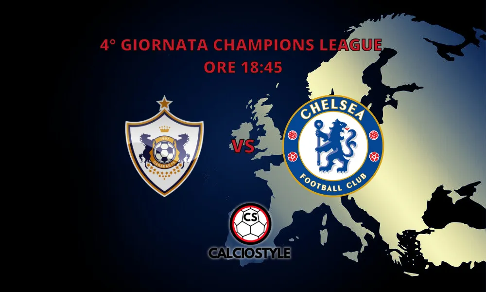 Qarabag-Chelsea: probabili formazioni e dove vederla