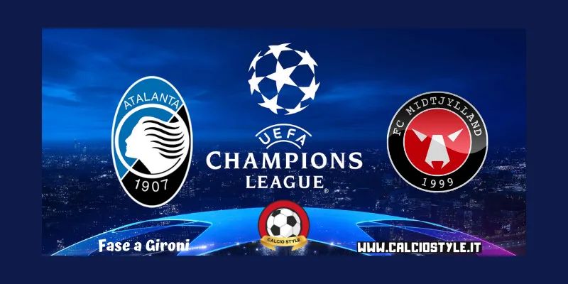 Atalanta-Midtjylland: probabili formazioni e dove vederla