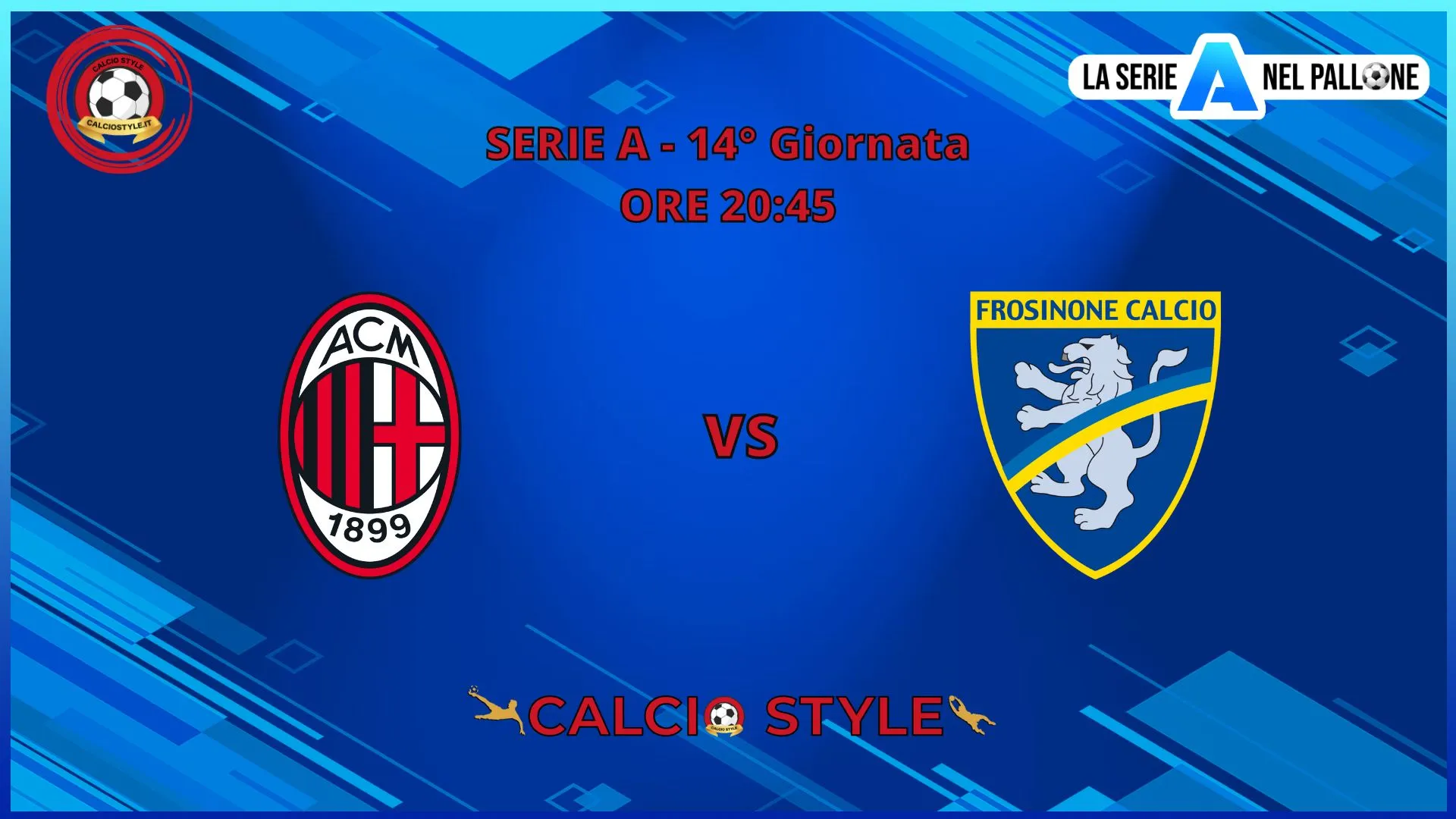 Milan - Frosinone, le ufficiali: le scelte su Ibrahimovic e Bartesaghi