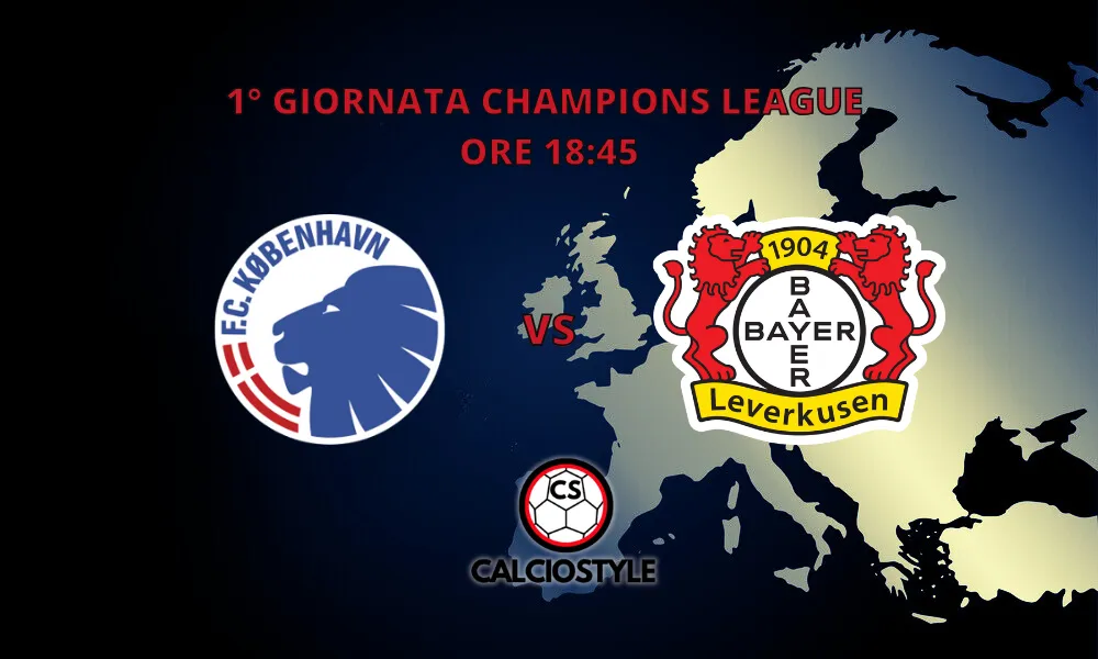Copenaghen-Bayer Leverkusen: probabili formazioni e dove vederla