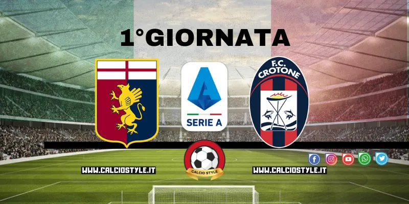 Genoa-Crotone: probabili formazioni e dove vederla