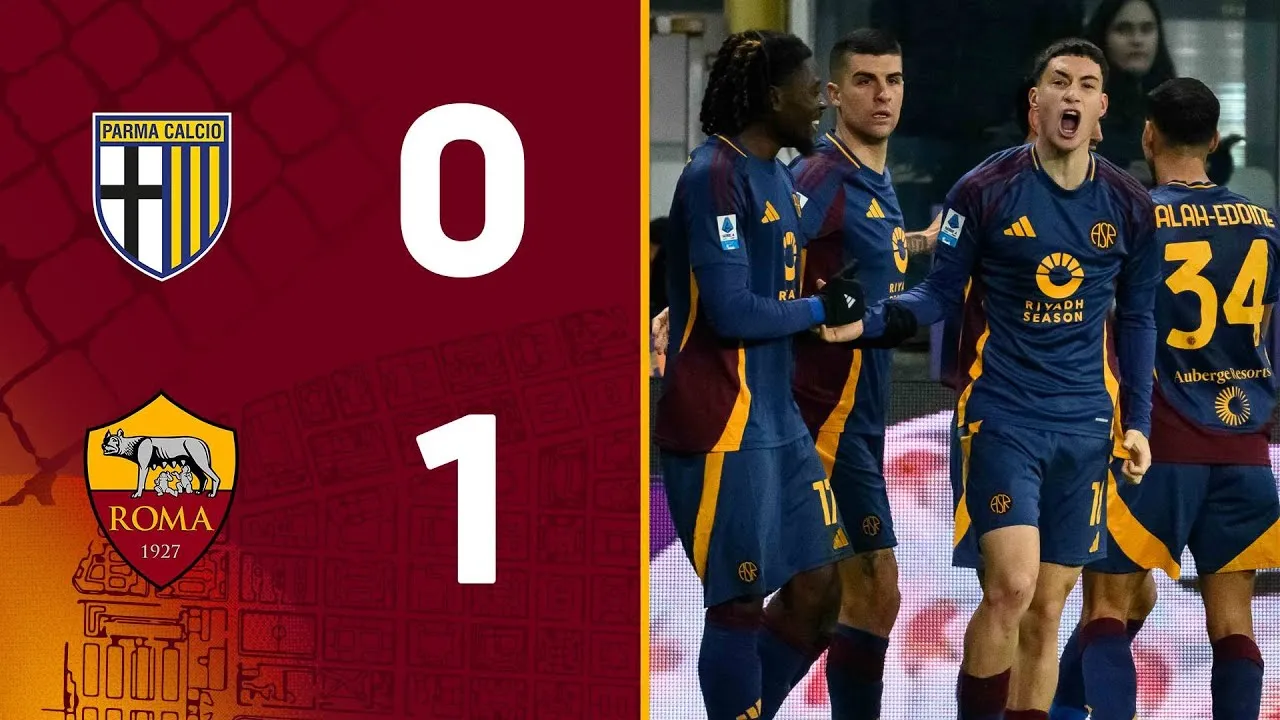 Parma-Roma 0-1. Goal e Highlights