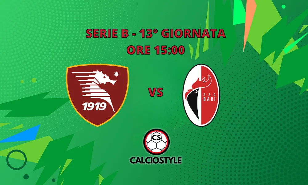 Salernitana-Bari, probabili formazioni e dove vederla