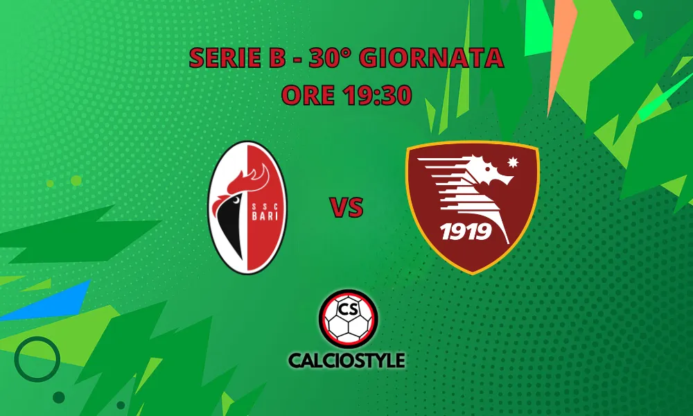 Bari-Salernitana: probabili formazioni e dove vederla