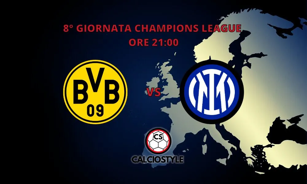 Borussia Dortmund-Inter, le probabili formazioni
