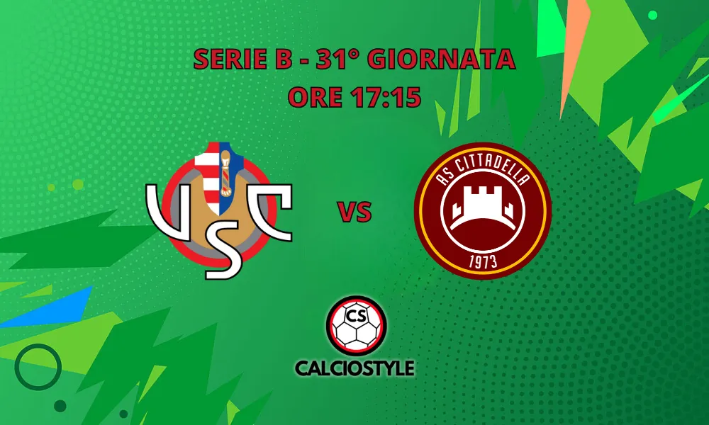 Cremonese-Cittadella, probabili formazioni e dove vederla