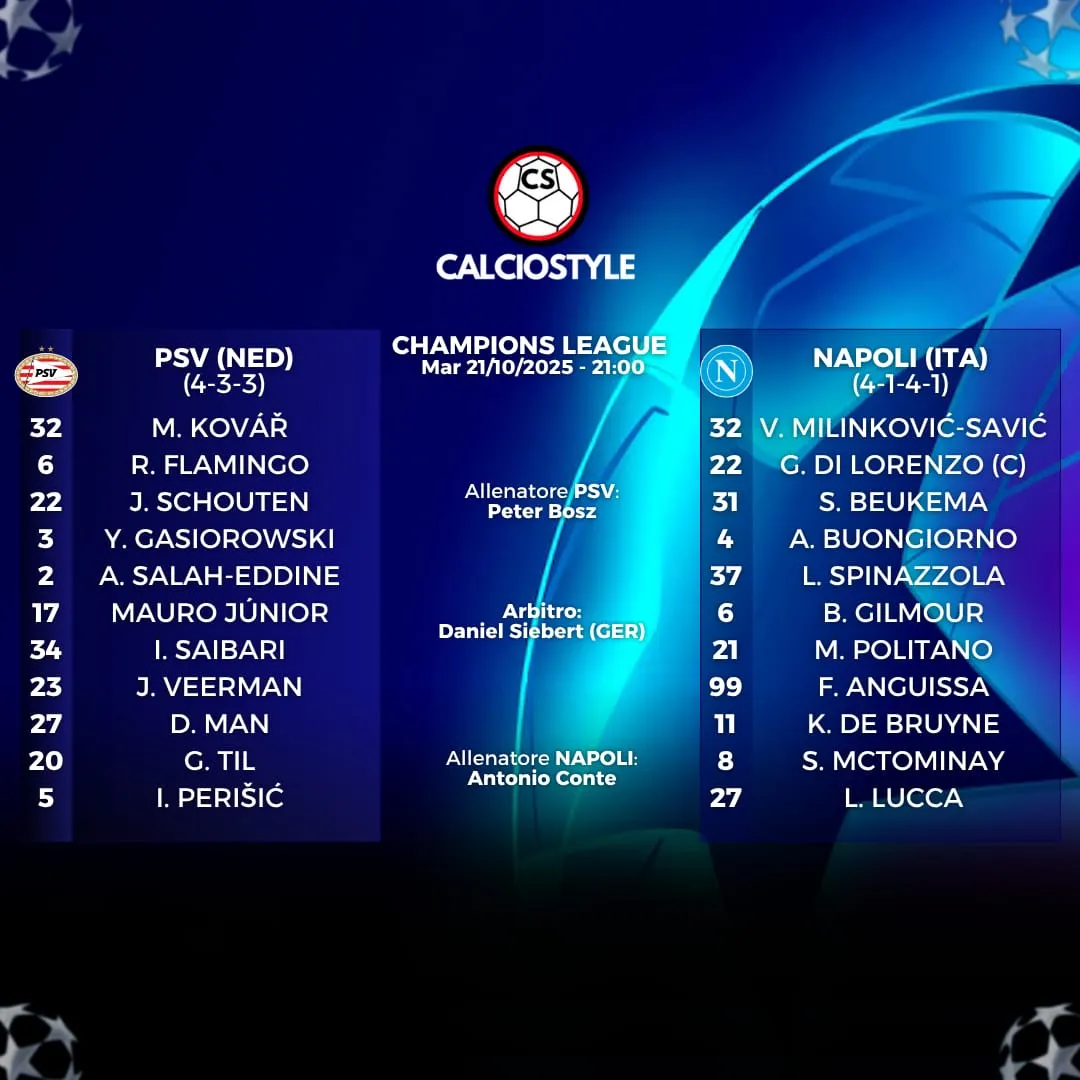 PSV-Napoli