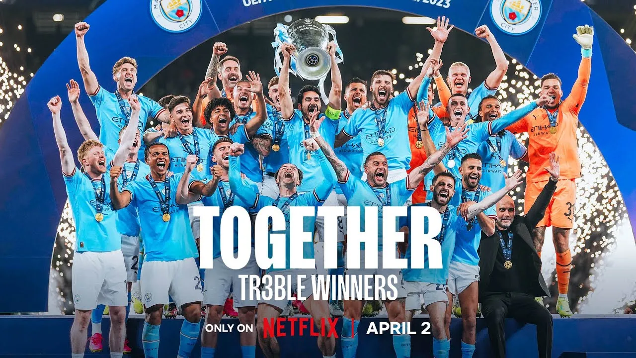 Manchester City, il Treble diventa un docufilm su Netflix