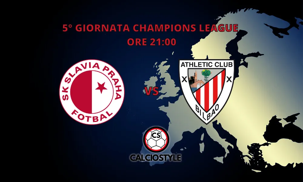 Slavia Praga-Athletic Bilbao: probabili formazioni e dove vederla