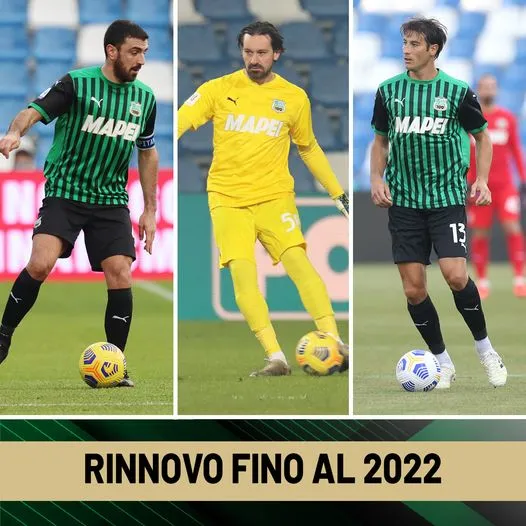 Sassuolo, rinnovano Magnanelli, Peluso e Pegolo