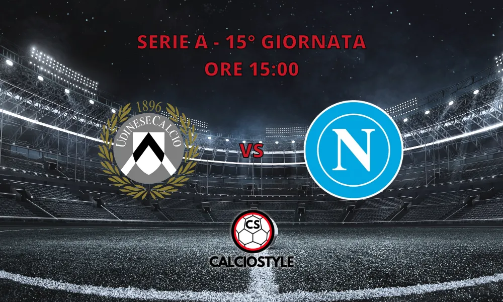 Udinese-Napoli, le formazioni ufficiali