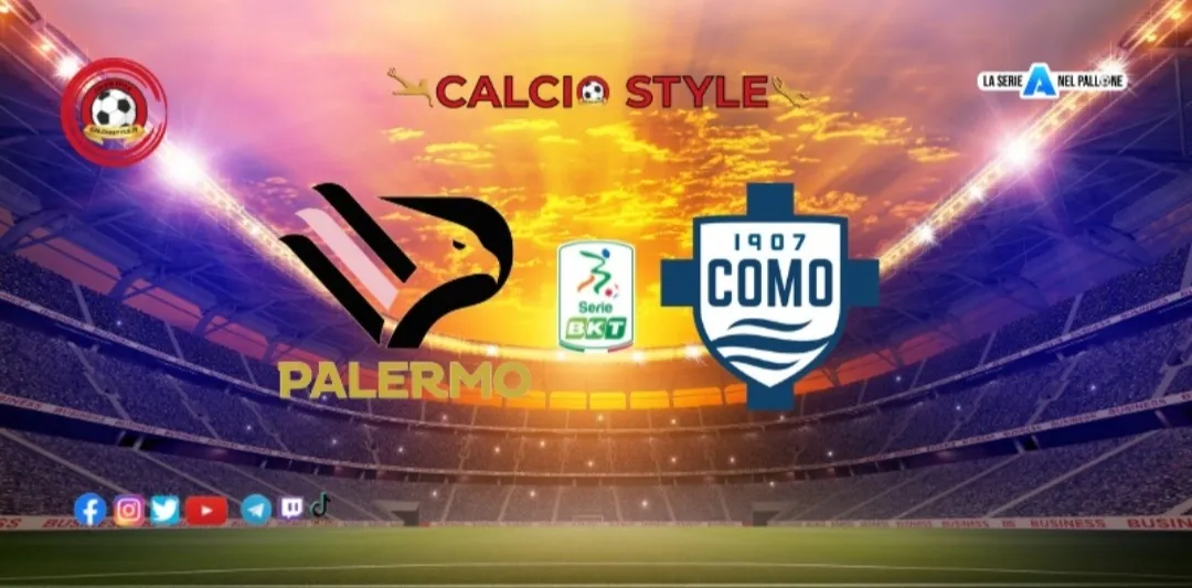 Palermo - Como, e' match clou al Barbera: in palio tre punti per sognare