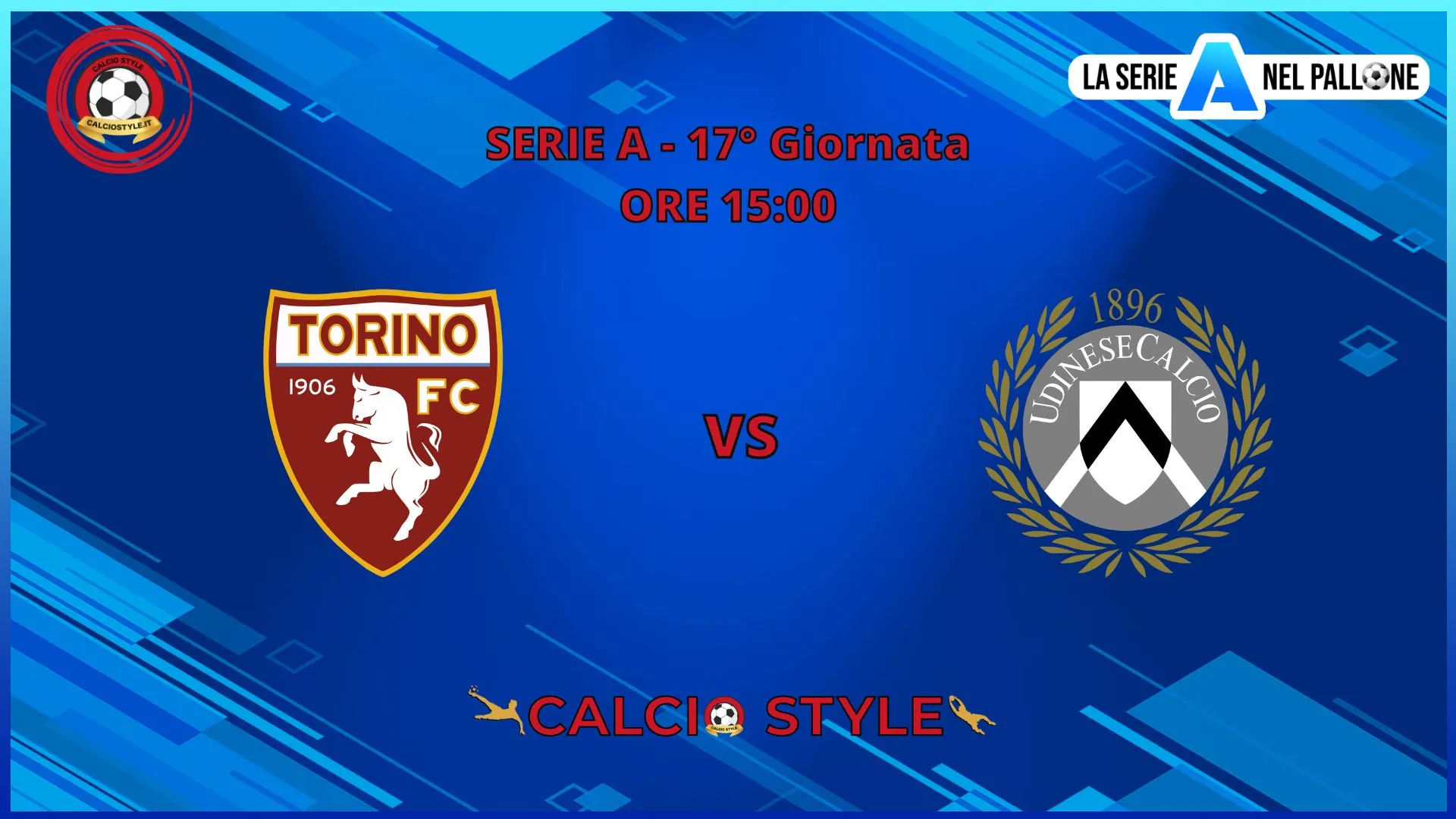Torino-Udinese: le formazioni ufficiali