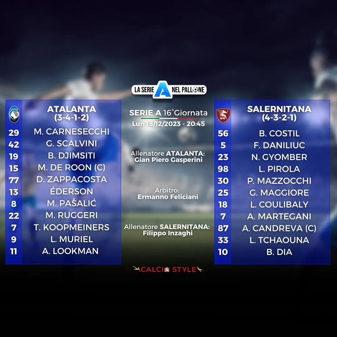 Atalanta - Salernitana