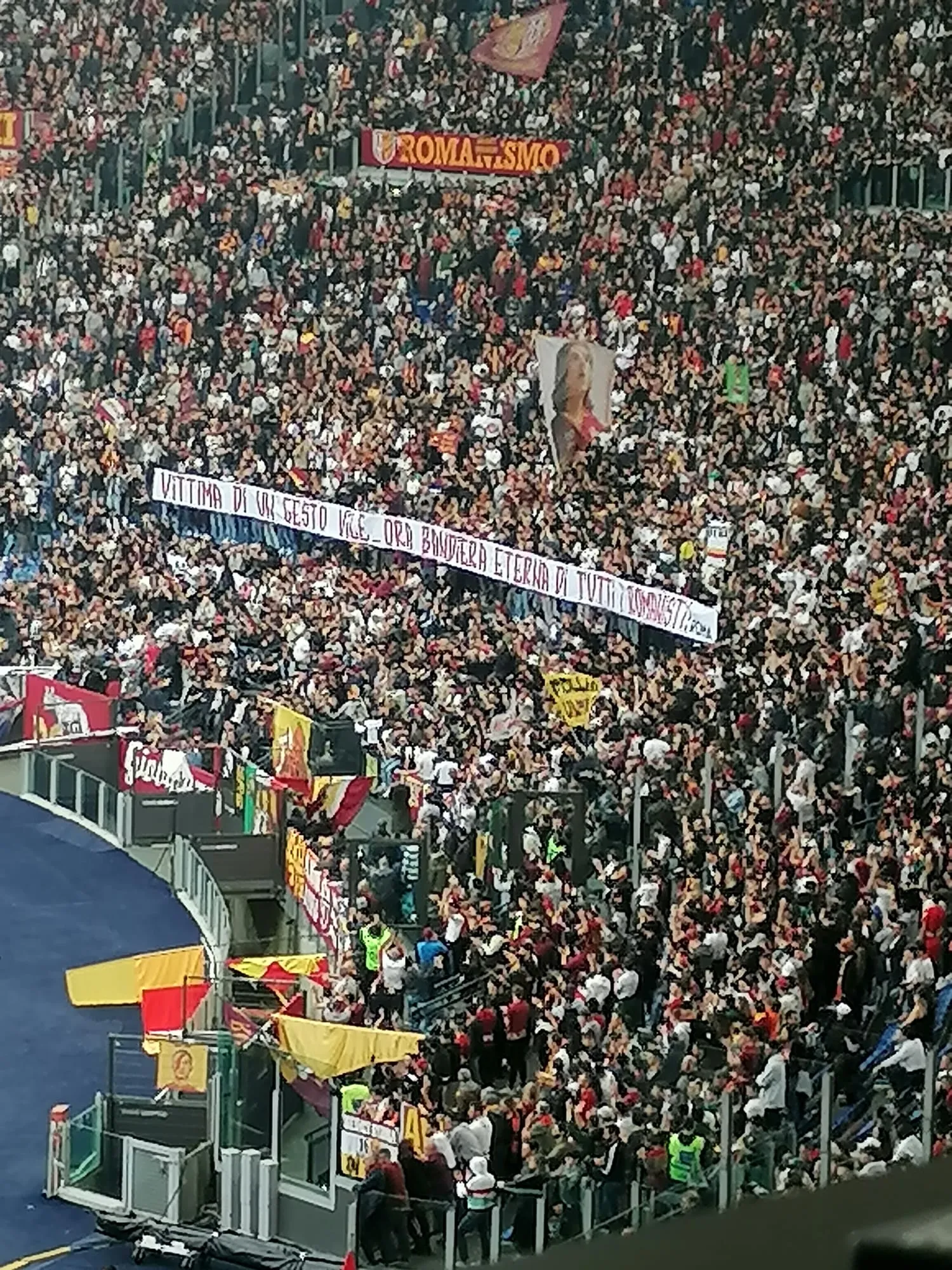 Stadio Olimpico, il tributo per De Falchi