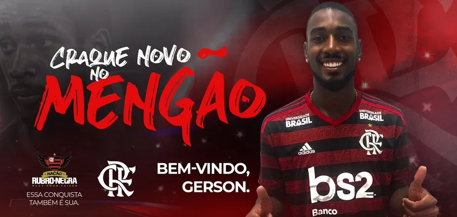 Roma, Gerson al Flamengo