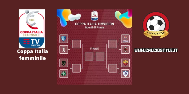 Coppa Italia femminile: derby al Milan, 8 gol per la Juve