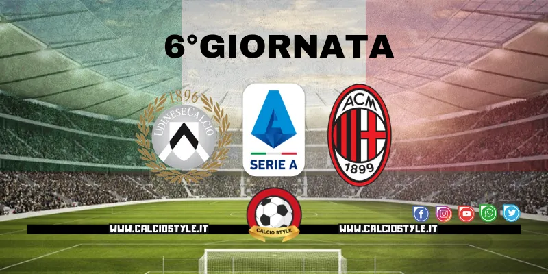 Udinese-Milan: le probabili formazioni e dove vederla