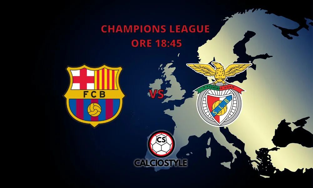 Barcellona-Benfica, probabili formazioni e dove vederla