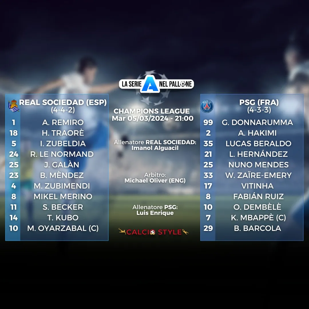 Real Sociedad-Psg